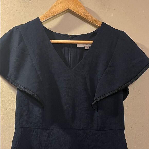 LOFT Dark Blue Dress - Picture 4 of 10